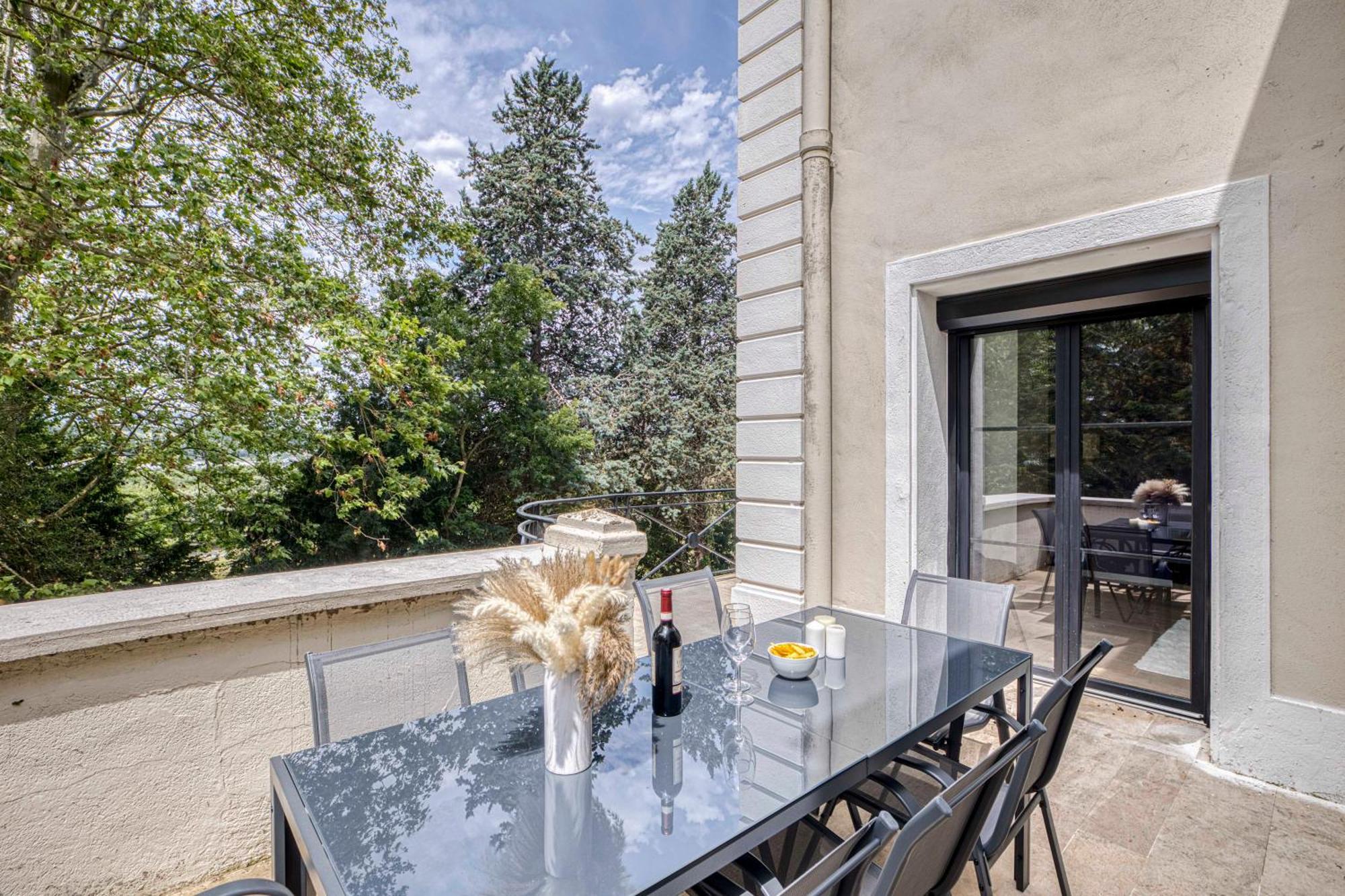 1 - Grand Appartement Spacieux Dans Un Chateau Du 17Eme Siecle, A 15Min De Lyon Vourles エクステリア 写真
