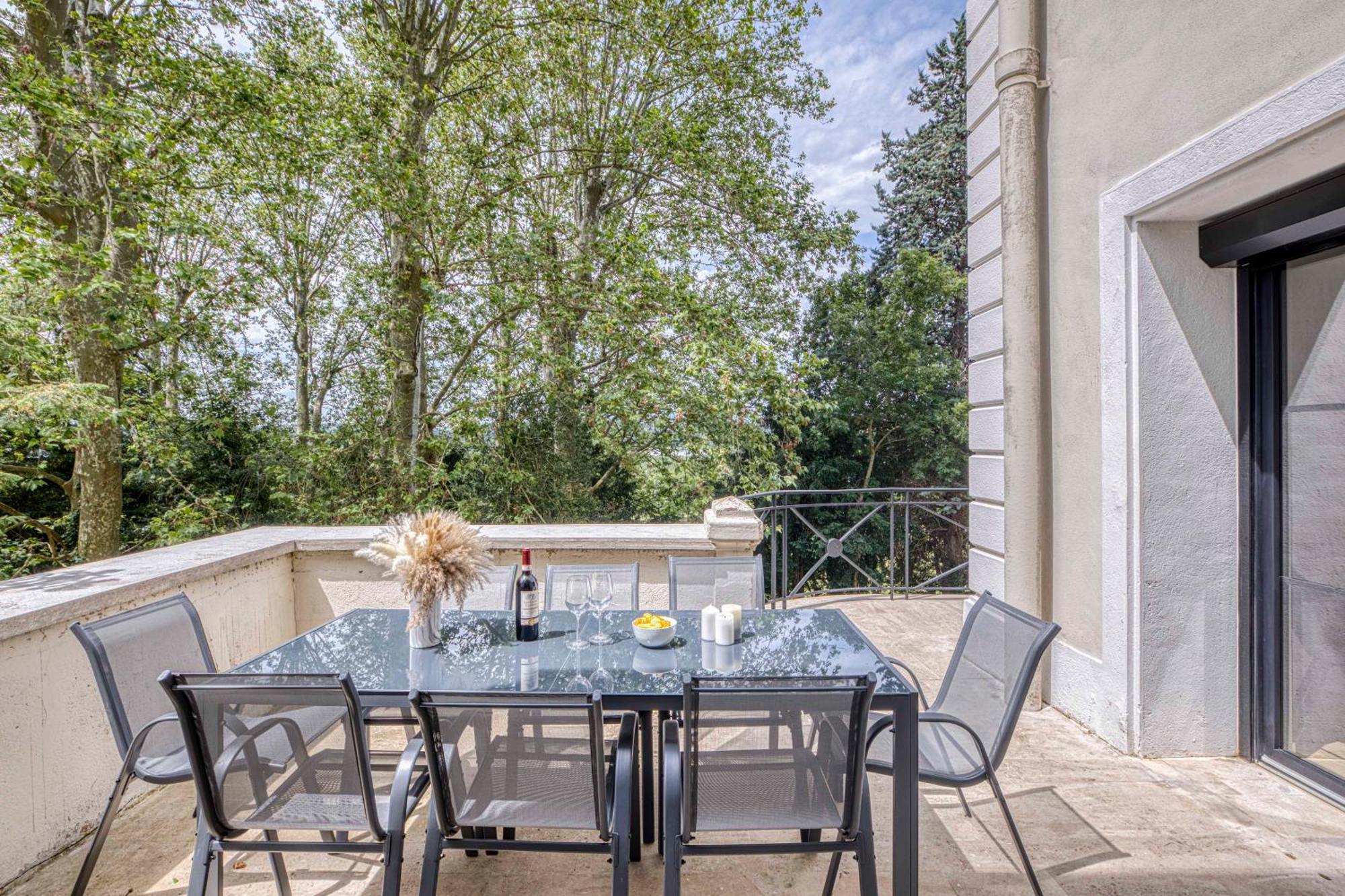 1 - Grand Appartement Spacieux Dans Un Chateau Du 17Eme Siecle, A 15Min De Lyon Vourles エクステリア 写真